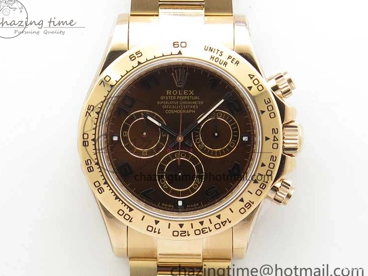 MiroTime 0421 Daytona 116508 RG Noob 1:1 Best Edition 904L SS Case and Bracelet RG Dial Numbers SA Comfortable 2704